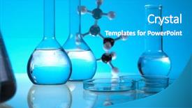  Presentation with drug discovery - Presentation theme enhanced with japanese sushi chopsticks over soy background and a  colored foreground.
