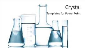  Presentation with drug test - Slide set featuring drug discovery - test-tubes in gray colors isolated background and a white colored foreground