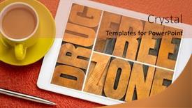  Presentation with drug free - Audience pleasing PPT layouts consisting of drug-free-zone-word-abstract backdrop and a coral colored foreground