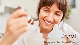  Presentation with baby food - Colorful presentation theme enhanced with drug in the baby food backdrop and a lemonade colored foreground