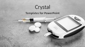  Presentation with diabetes digital - Audience pleasing theme consisting of  backdrop and a  colored foreground