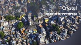  Presentation with community - Slides with drug pollution - rocinha community background and a dark gray colored foreground