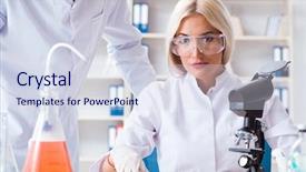  Presentation with underage drinking two teenagers having - Slides featuring drug pollution - two chemists having discussion background and a  colored foreground