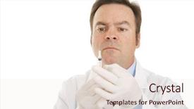  Presentation with dont give up - Audience pleasing theme consisting of wild flowers in a vase it is isolated on the white backdrop and a sky blue colored foreground