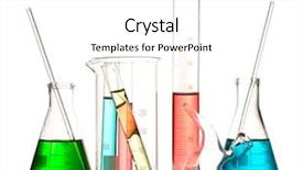  Presentation with liquid drug - Slide set having drug test - different laboratory glassware with color background and a white colored foreground