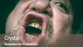  Presentation with effect - Beautiful slides featuring drug withdrawal - creek close-up portrait backdrop and a coral colored foreground