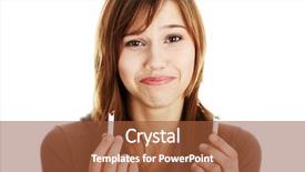  Presentation with no drug no smoking - Beautiful slides featuring drug withdrawal - young caucasian woman quiting smoking backdrop and a red colored foreground