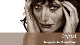  Presentation with drug addict - Presentation enhanced with drugs - disturbing image of a drug background and a tawny brown colored foreground