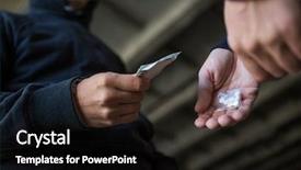  Presentation with addiction - Slide set featuring drugs - drug trafficking crime addiction background and a dark gray colored foreground