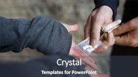  Presentation with drug trafficking - Beautiful theme featuring drugs - drug trafficking crime addiction backdrop and a tawny brown colored foreground