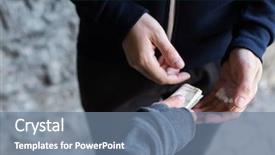  Presentation with drug trafficking - Slide deck enhanced with drugs - drug trafficking crime addiction background and a seafoam green colored foreground