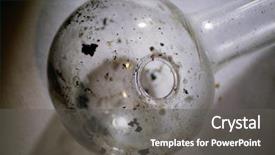  Presentation with crystal meth - Colorful presentation design enhanced with drugs - microscopic close up backdrop and a dark gray colored foreground