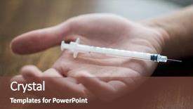  Presentation with addiction - Beautiful PPT layouts featuring drugs - substance abuse addiction people backdrop and a tawny brown colored foreground