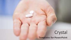  Presentation with elderly health - Audience pleasing PPT theme consisting of age medicine health care backdrop and a coral colored foreground