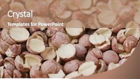  Presentation with soybean seed soy field seeding - Slide set featuring drugs brain - dried lotus seed background and a coral colored foreground