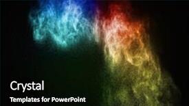  Presentation with powder - Presentation enhanced with drugs explosion - colourful powder exploding isolated background and a  colored foreground