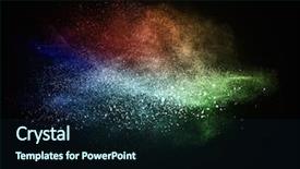  Presentation with powder - Presentation theme with drugs explosion - colourful powder exploding isolated background and a  colored foreground