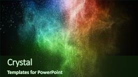  Presentation with black powder explosion the particles - Amazing PPT theme having drugs explosion - colourful powder exploding isolated backdrop and a  colored foreground