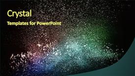  Presentation with black powder explosion the particles - Presentation theme with drugs explosion - colourful powder exploding isolated background and a  colored foreground