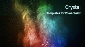  Presentation with black powder explosion the particles - Colorful theme enhanced with drugs explosion - colourful powder exploding isolated backdrop and a  colored foreground