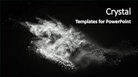  Presentation with award in black and white - Audience pleasing slides consisting of drugs explosion - white powder exploding isolated backdrop and a black colored foreground