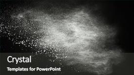  Presentation with award in black and white - Theme featuring drugs explosion - white powder exploding isolated background and a dark gray colored foreground