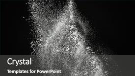  Presentation with white and black figures climbing ladders - Presentation theme with drugs explosion - white powder exploding isolated background and a gray colored foreground