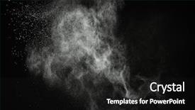  Presentation with white and black figures climbing ladders - PPT theme with drugs explosion - white powder exploding isolated background and a black colored foreground