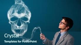  Presentation with toxic - Colorful presentation theme enhanced with  backdrop and a  colored foreground