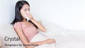  Presentation with sneezing - Colorful slide deck enhanced with  backdrop and a  colored foreground