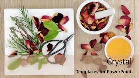  Presentation with medicine love - Audience pleasing presentation design consisting of druid - love potion ingredients also used backdrop and a coral colored foreground