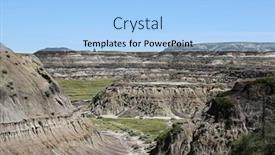  Presentation with beautiful landscapes - Amazing PPT layouts having drumheller-alberta-beautiful-landscapes backdrop and a light blue colored foreground