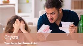  Presentation with father - Theme enhanced with drunk-father-and-little-girl background and a coral colored foreground