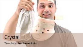  Presentation with alcoholic - Slide deck enhanced with drunk people - alcoholic man with black eye background and a coral colored foreground