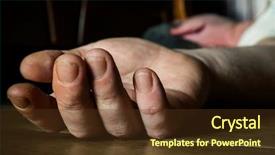  Presentation with floor - Beautiful slides featuring drunk sick or dead man backdrop and a tawny brown colored foreground