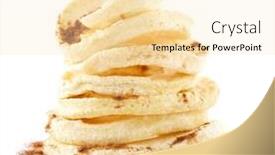  Presentation with cinnamon - PPT layouts with dry-apple-chips-with-cinnamon background and a lemonade colored foreground