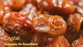  Presentation with date fruit - PPT layouts featuring dry-brown-date-fruit background and a tawny brown colored foreground