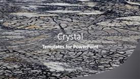  Presentation with climate change - Presentation theme consisting of dry-cracked-land-drought background and a gray colored foreground
