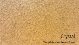  Presentation with cracking - Colorful PPT theme enhanced with dry cracking drought earth lacking backdrop and a yellow colored foreground