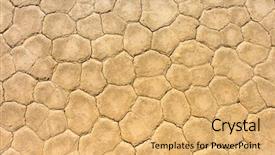  Presentation with climate change - PPT layouts having dry cracking drought earth lacking background and a yellow colored foreground