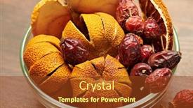  Presentation with dry - PPT layouts featuring dry-dogrose-and-tangerine background and a tawny brown colored foreground