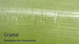  Presentation with green color - Slides having dry erase board - dirty school blackboard green color background and a gold colored foreground