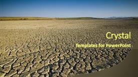  Presentation with istanbul - Audience pleasing presentation theme consisting of dry lake near istanbul backdrop and a tawny brown colored foreground
