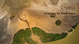  Presentation with swamp - Slides enhanced with dry-lake-or-swamp background and a coral colored foreground