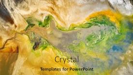  Presentation with natural disaster - Beautiful slides featuring dry-lake-or-swamp backdrop and a yellow colored foreground