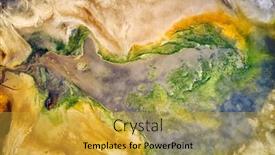  Presentation with natural disaster - Audience pleasing presentation design consisting of dry-lake-or-swamp backdrop and a yellow colored foreground