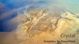  Presentation with natural disaster - Slide set enhanced with dry-lake-or-swamp background and a yellow colored foreground