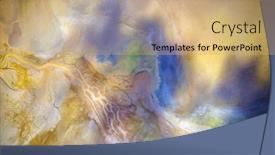  Presentation with natural disaster - PPT theme with dry-lake-or-swamp background and a coral colored foreground