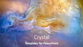  Presentation with natural disaster - Slide set featuring dry-lake-or-swamp background and a teal colored foreground