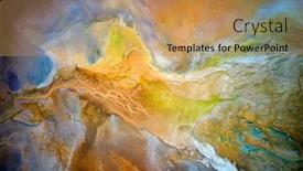  Presentation with swamp - Slide deck consisting of dry-lake-or-swamp background and a coral colored foreground